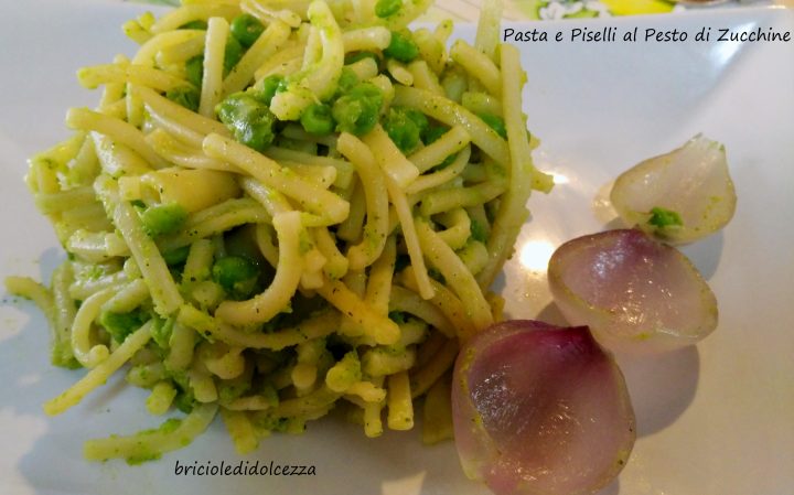Pasta e Piselli al Pesto di Zucchine