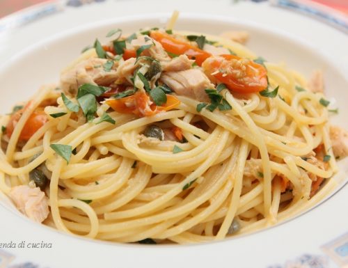 Spaghetti al sugo di cernia