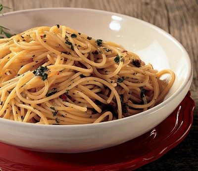 Spaghetti alle acciughe