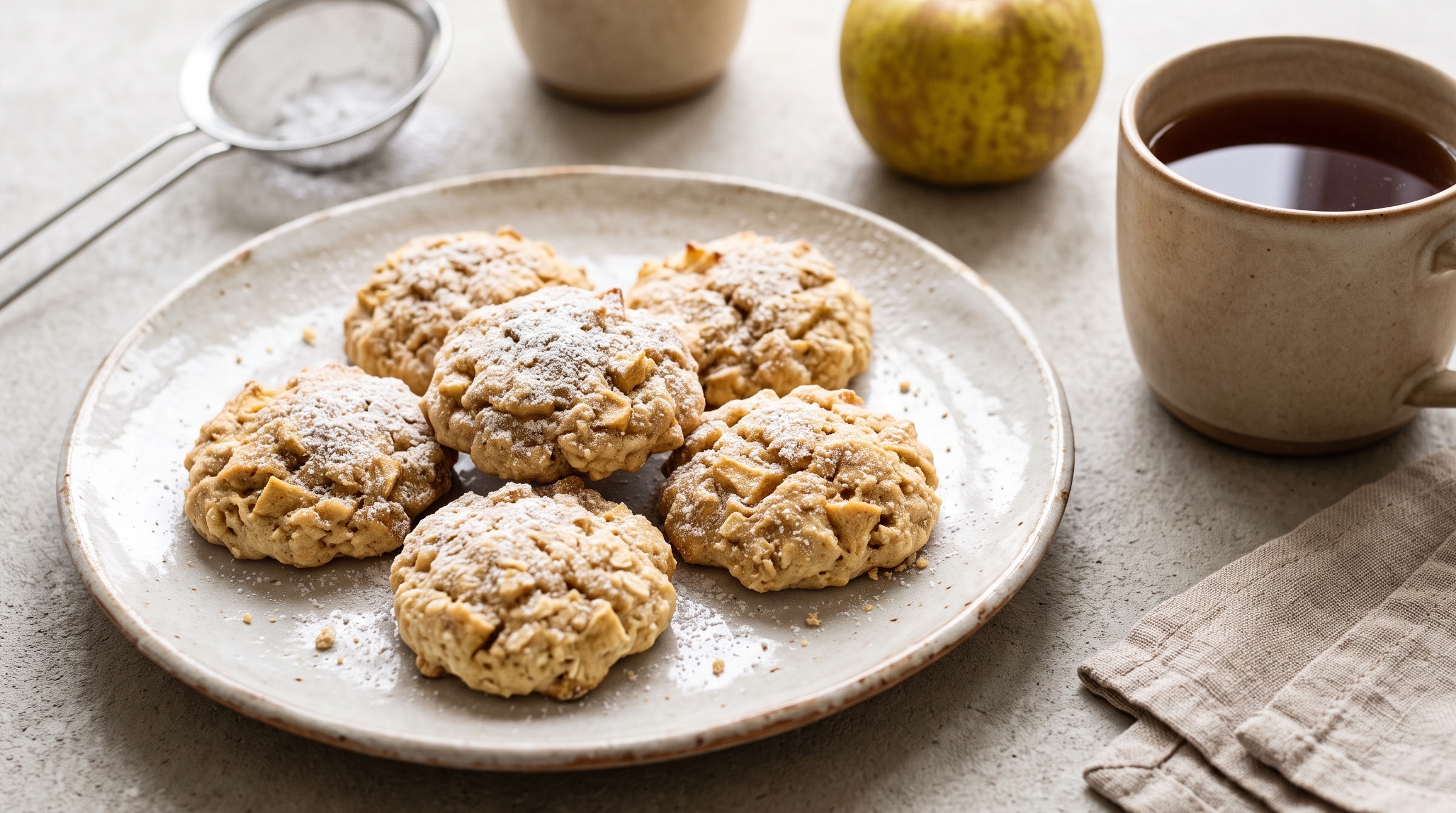 Biscotti Morbidi alle Mele in Una Ciotola: Ricetta Veloce
