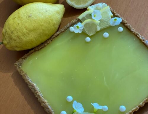 Crostata al limone senza cottura.