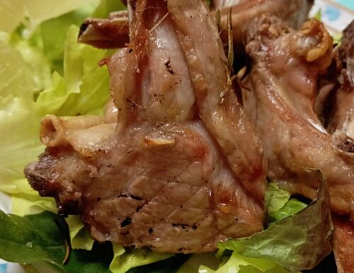 Costine di agnello in friggitrice ad aria.