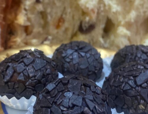 Tartufini di panettone.