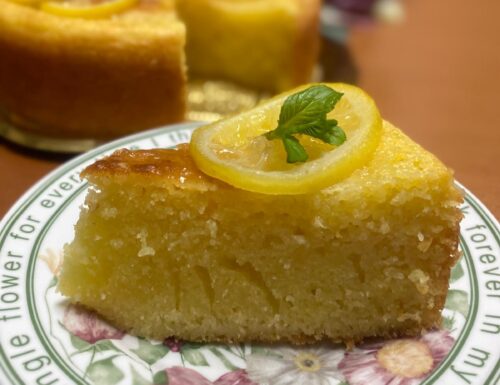 Torta morbida al limone e cocco con bagna al limone 🍋