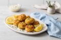 Polpette di merluzzo e patate al forno