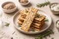 Lingue di suocera fit: sfoglie croccanti senza lievito