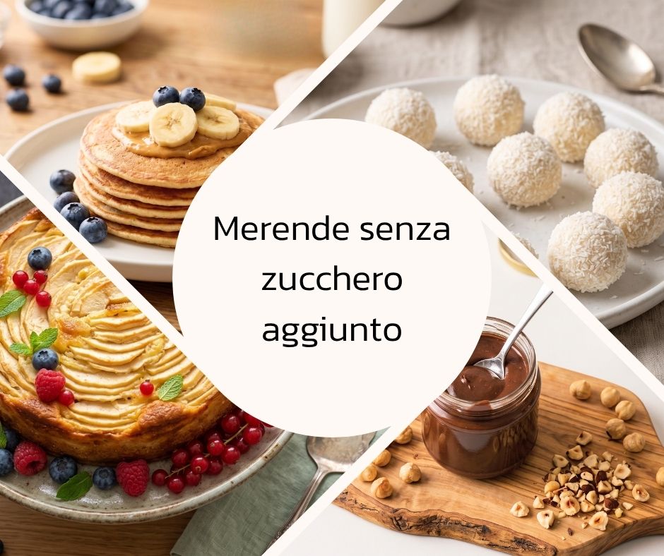 merende senza zucchero aggiunto