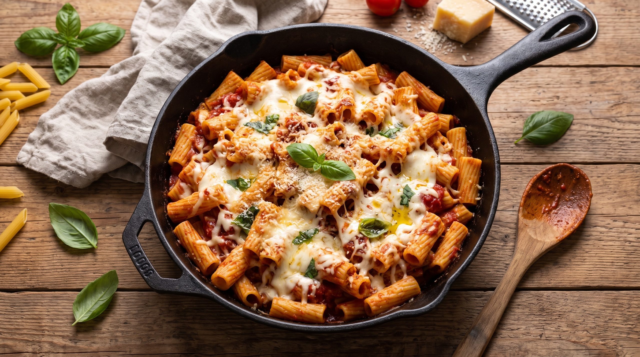 pasta al forno in padella