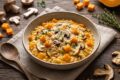 Risotto zucca e funghi fit e light: la ricetta cremosa senza burro