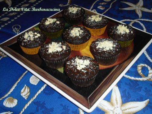 Muffins al cioccolato leggeri (e vegani)!