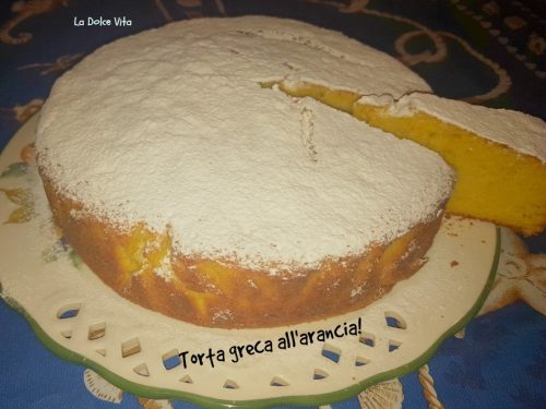 Torta greca con arancia (vassilopita)