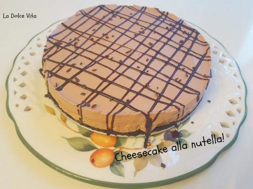 Cheesecake alla nutella senza cottura!
