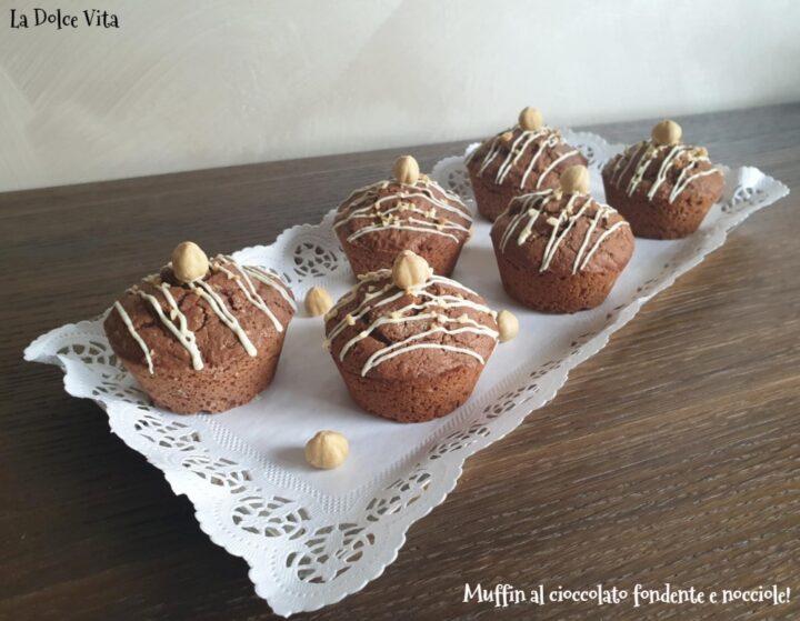 Muffin al cioccolato fondente e nocciole 4