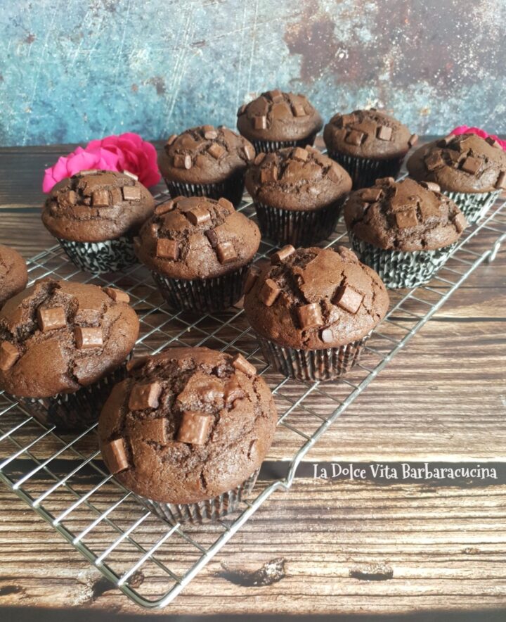 muffin al cioccolato soffici 10