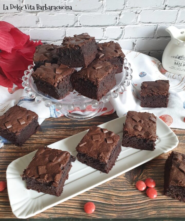 Brownies al cacao e cioccolato fondente 10