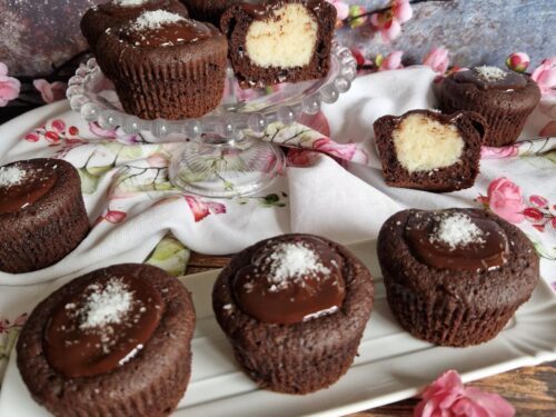 Muffin al cocco e cioccolato super golosi!