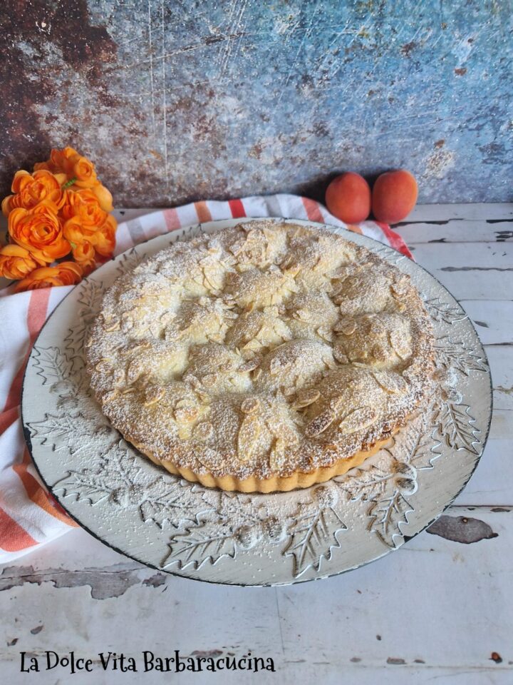 crostata alle mandorle e albicocche 10