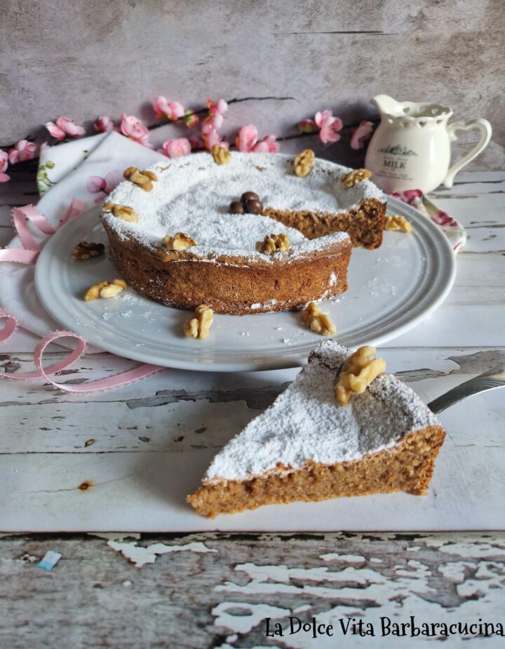 Torta di noci con tre ingredienti 20