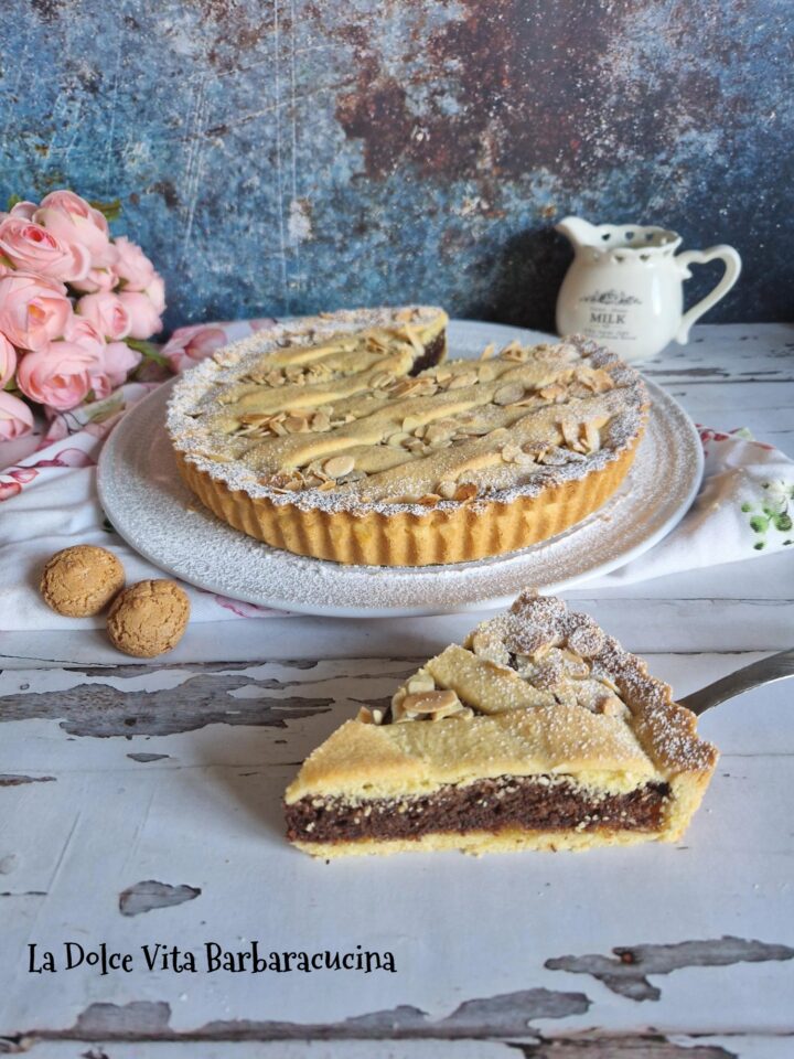 crostata agli amaretti e cacao 20
