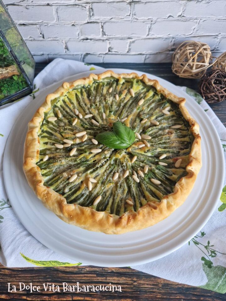 Torta salata ai fagiolini e pesto 20