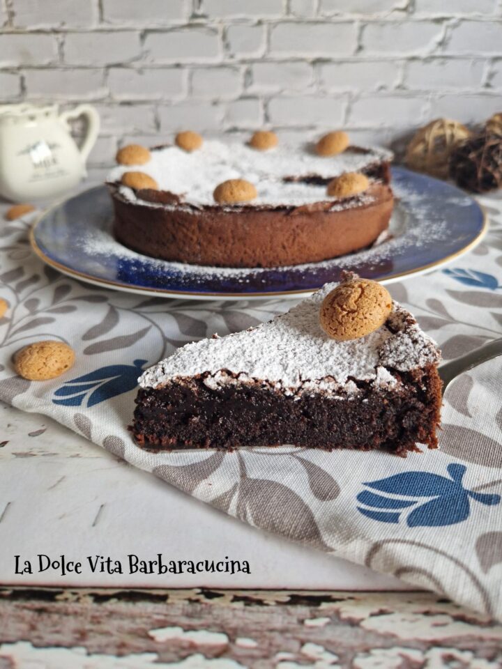 Torta al cioccolato e amaretti 20