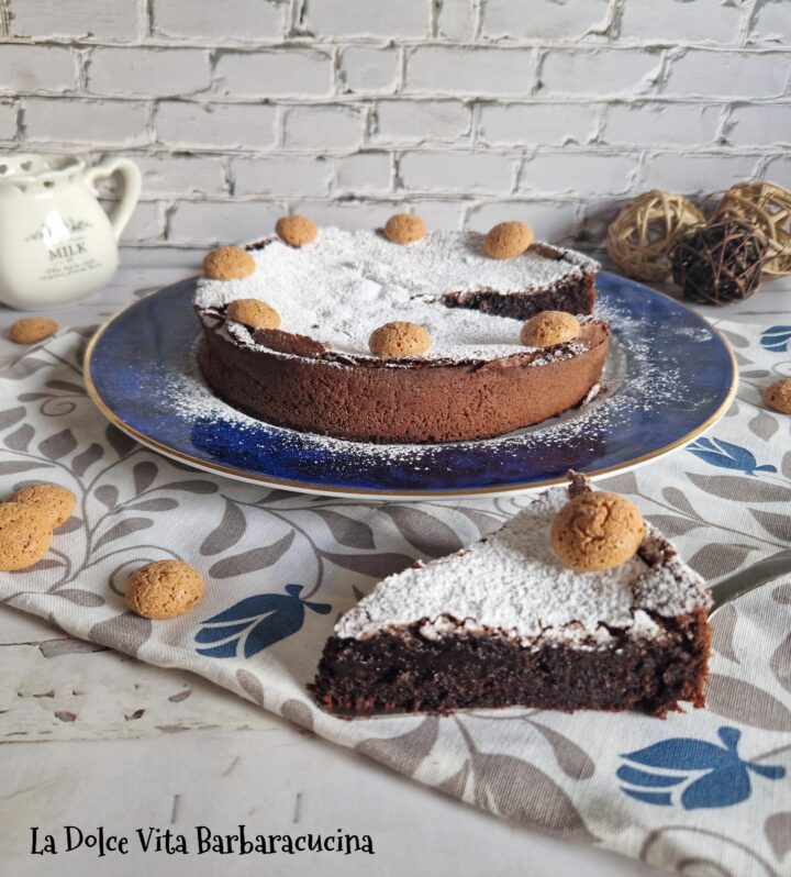 Torta al cioccolato e amaretti 30