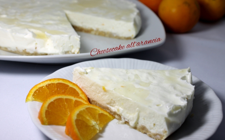 Cheesecake all’arancia