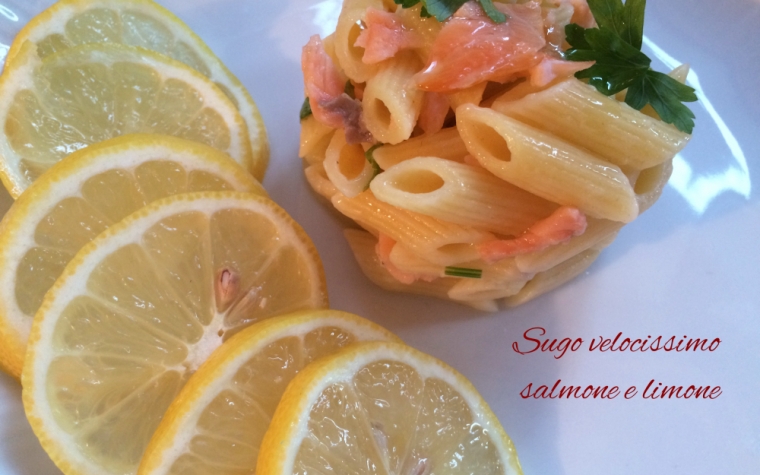 Condimento velocissimo salmone e limone