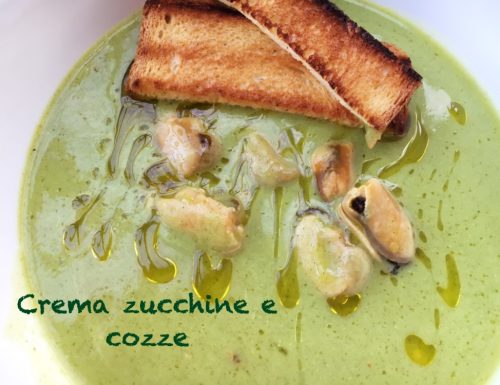 Keep calm and … crema di zucchine con le cozze!
