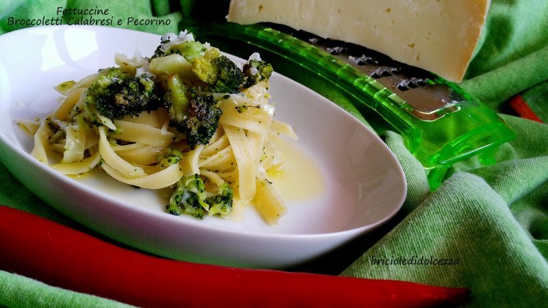 Fettuccine Broccoletti Calabresi e Pecorino