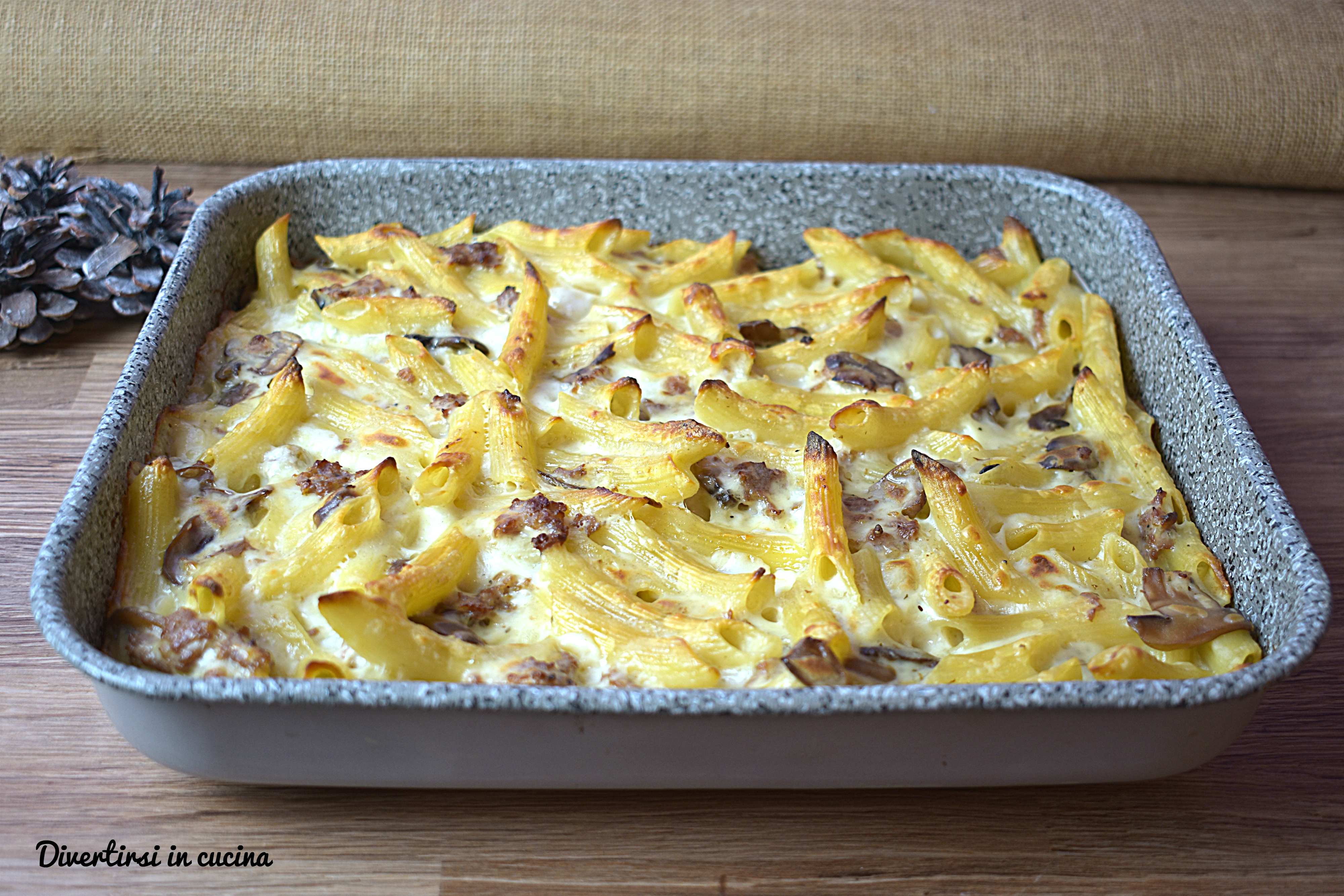 Pasta Al Forno Salsiccia E Funghi Chiara Ma Non Troppo