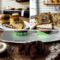 Tre muffin con un solo impasto
