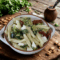 Pasta con zucchine primo sale e pomodori secchi