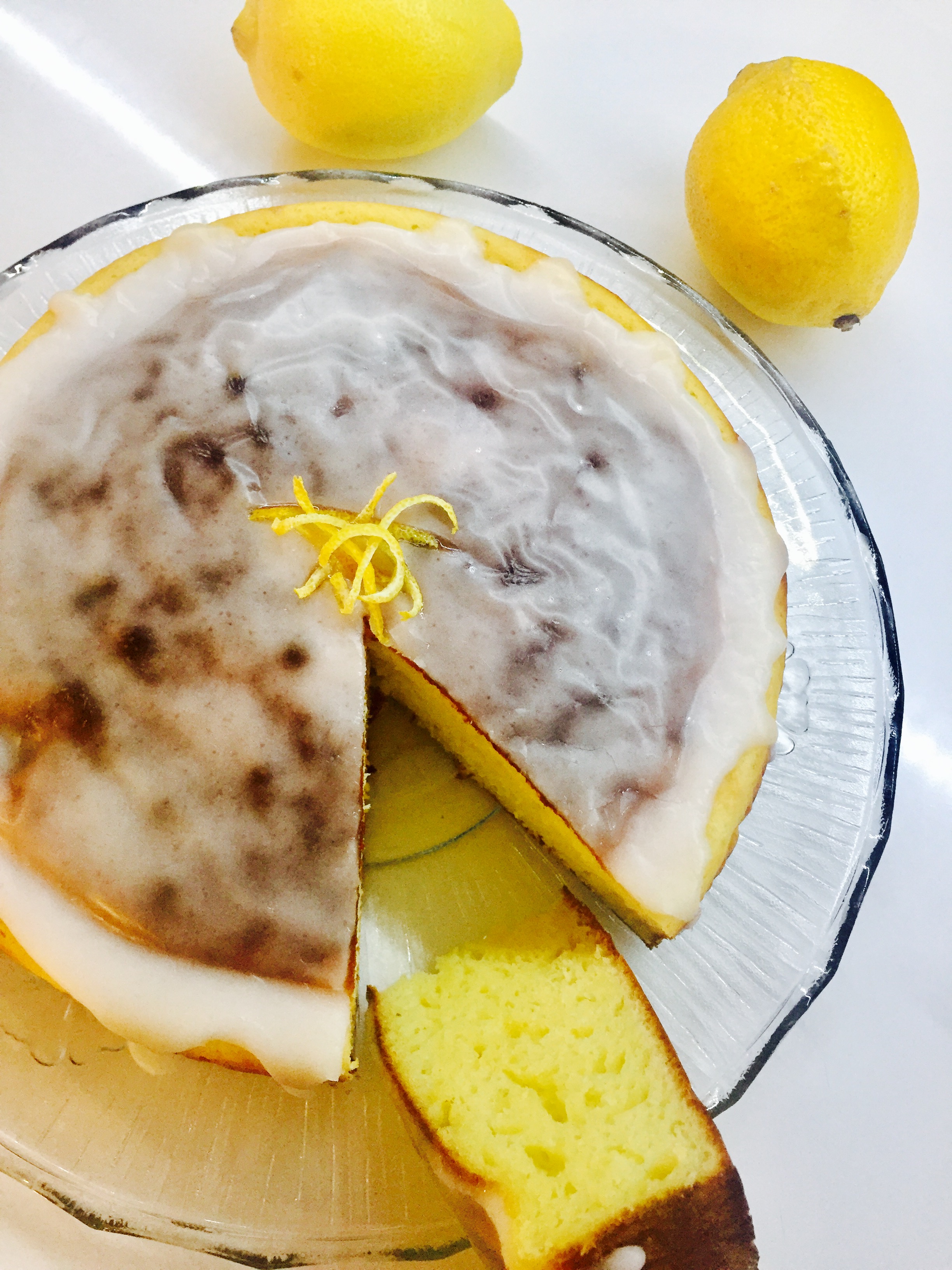 Torta limone e yogurt senza burro