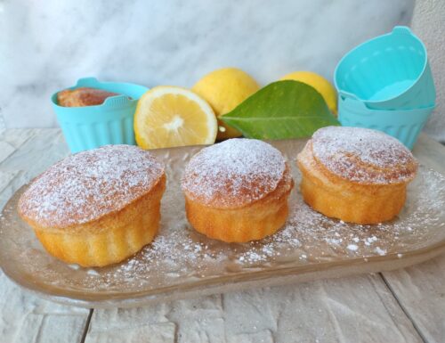Muffin al limone in friggitrice