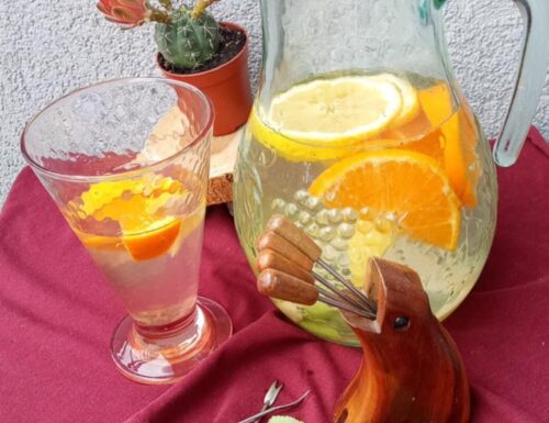 Acqua detox con agrumi e zenzero