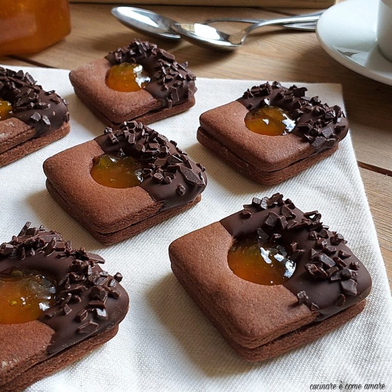 BISCOTTO SACHER cioccolato e marmellata Cucinare è come amare