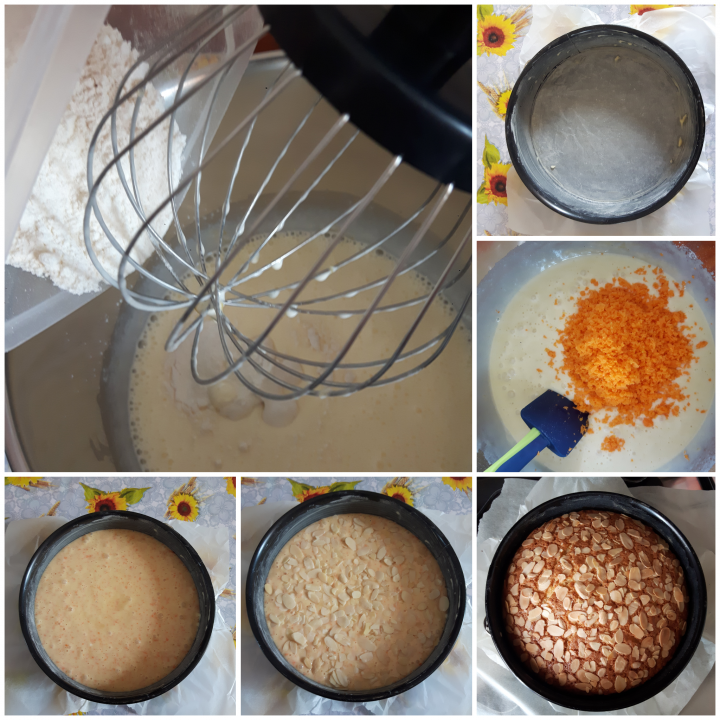 impasto torta camilla dolce di carote mandorle