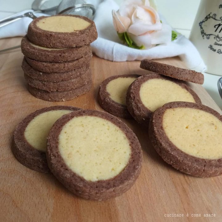 biscotto sable' bigusto vaniglia e cacao