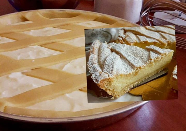 crostata di ricotta semplice e favolosa dolce ripieno cremoso
