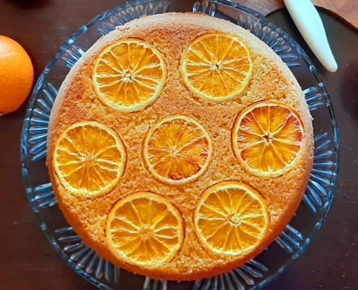 torta nuvola capovolta all'arancia dolce ricetta facile