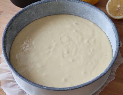 IMPASTO SEMPLICE PER TORTA AL LIMONE dolce ricetta senza burro