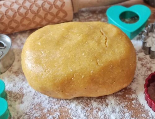 PASTA FROLLA SENZA BURRO ALLE MANDORLE dolce impasto per crostate e biscotti
