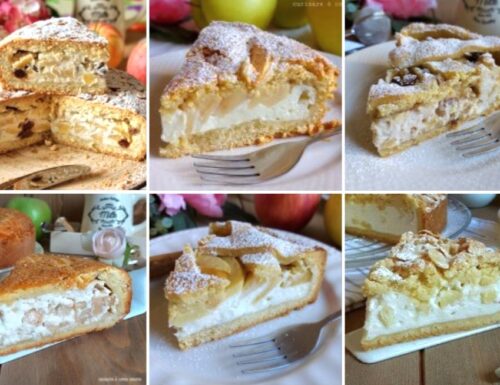 CROSTATE DELIZIA CON RICOTTA E MELE: dolce ricette facile e golose