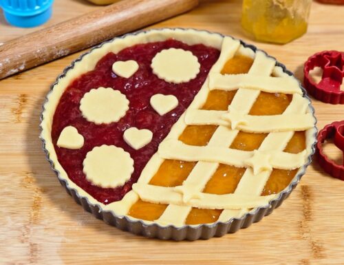 IMPASTO FACILE per crostata bigusto: dolce ritorno doppio gusto marmellata