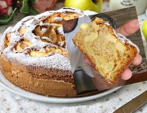 Torta soffice con tante mele: dolce ricetta della nonna