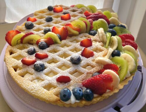 Crostata primavera con crema pasticcera: dolce ricetta facile