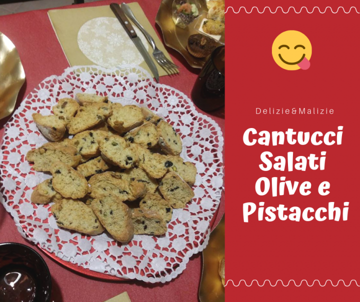 Cantucci Salati Olive e Pistacchi
