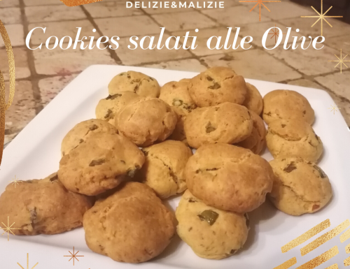 Cookies salati alle Olive e Pomodori secchi