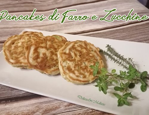 Pancake di Farro e Zucchine agli aromi